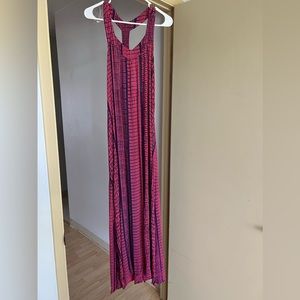 Manaola Dress - XS hot pink & navy blue